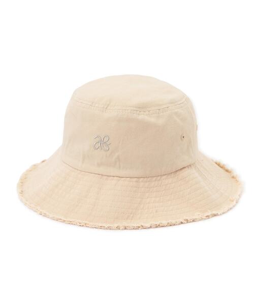 AVIREX（アヴィレックス）の「【直営店限定】FRINGE BAUCKET HAT/ フリンジバケットハット（ハット・レディース・ブラウン/アイボリー・FREE）」の2枚目の写真