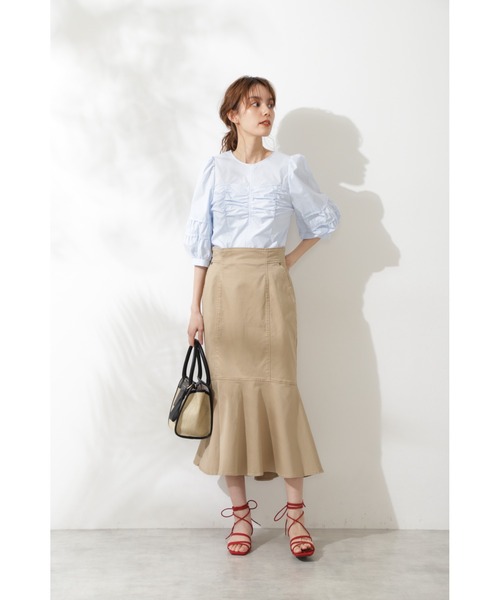 JILL STUART（ジルスチュアート）の「◆ザリアスカート（スカート・レディース・ベージュ/ブルー・2/0/4）」の17枚目の写真