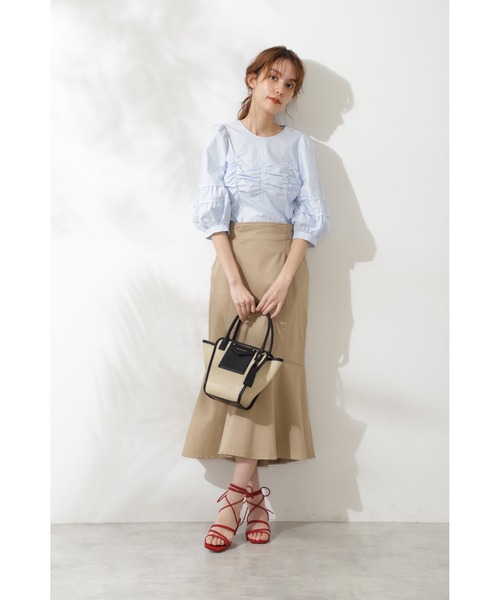 JILL STUART（ジルスチュアート）の「◆ザリアスカート（スカート・レディース・ベージュ/ブルー・2/0/4）」の20枚目の写真