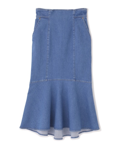 JILL STUART（ジルスチュアート）の「◆ザリアスカート（スカート・レディース・ベージュ/ブルー・2/0/4）」の7枚目の写真