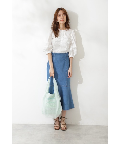 JILL STUART（ジルスチュアート）の「◆ザリアスカート（スカート・レディース・ベージュ/ブルー・2/0/4）」の15枚目の写真