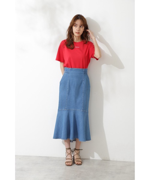 JILL STUART（ジルスチュアート）の「◆ザリアスカート（スカート・レディース・ベージュ/ブルー・2/0/4）」の13枚目の写真