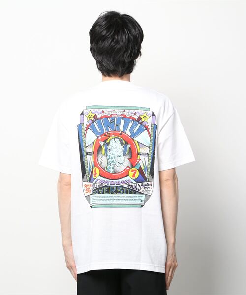 LRG(エルアールジー)の「LRG キリン サウンドシステムカルチャー フロント&バックプリント アニマルTシャツ(Tシャツ/カットソー・メンズ・ホワイト/ブラック系その他・2XL/L/XL/M)」の20枚目の写真