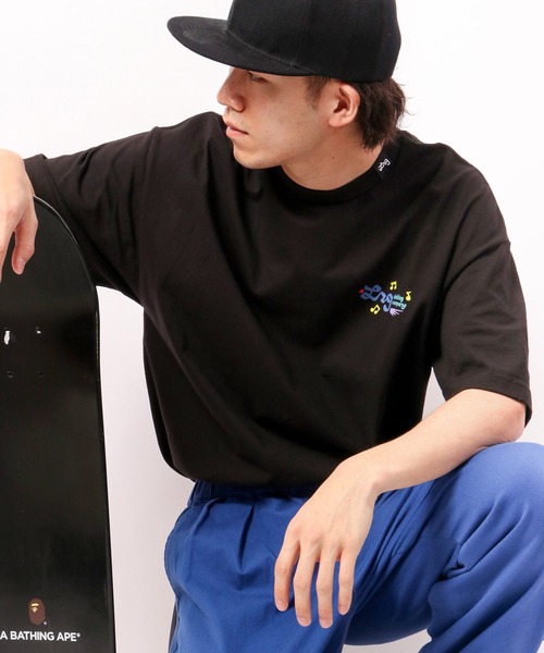 LRG(エルアールジー)の「LRG キリン サウンドシステムカルチャー フロント&バックプリント アニマルTシャツ(Tシャツ/カットソー・メンズ・ホワイト/ブラック系その他・2XL/L/XL/M)」の2枚目の写真