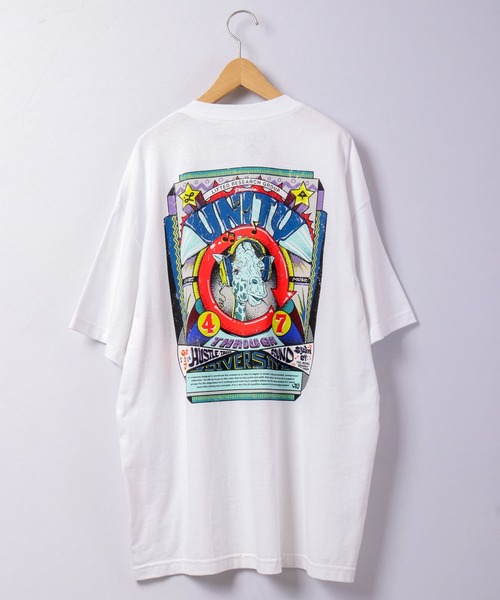 LRG(エルアールジー)の「LRG キリン サウンドシステムカルチャー フロント&バックプリント アニマルTシャツ(Tシャツ/カットソー・メンズ・ホワイト/ブラック系その他・2XL/L/XL/M)」の4枚目の写真
