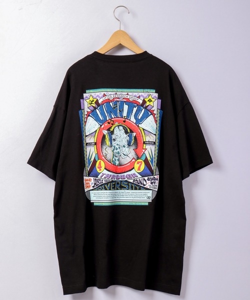 LRG(エルアールジー)の「LRG キリン サウンドシステムカルチャー フロント&バックプリント アニマルTシャツ(Tシャツ/カットソー・メンズ・ホワイト/ブラック系その他・2XL/L/XL/M)」の9枚目の写真