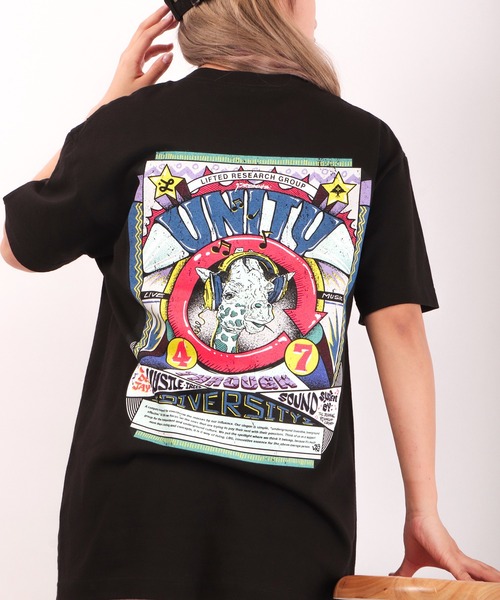 LRG(エルアールジー)の「LRG キリン サウンドシステムカルチャー フロント&バックプリント アニマルTシャツ(Tシャツ/カットソー・メンズ・ホワイト/ブラック系その他・2XL/L/XL/M)」の15枚目の写真