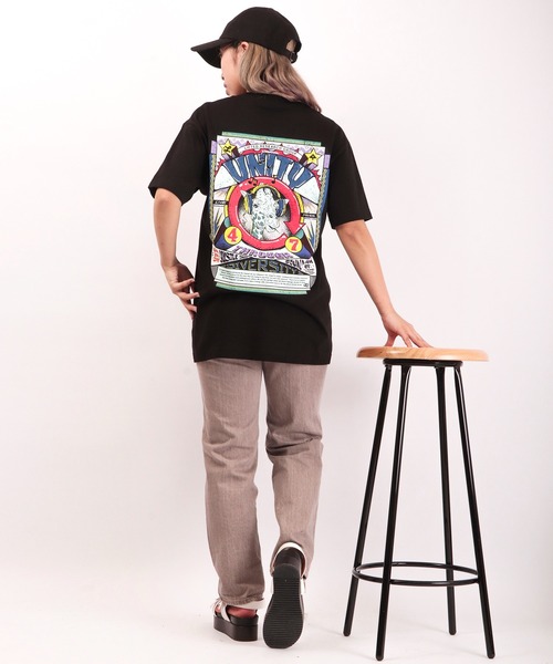 LRG(エルアールジー)の「LRG キリン サウンドシステムカルチャー フロント&バックプリント アニマルTシャツ(Tシャツ/カットソー・メンズ・ホワイト/ブラック系その他・2XL/L/XL/M)」の17枚目の写真
