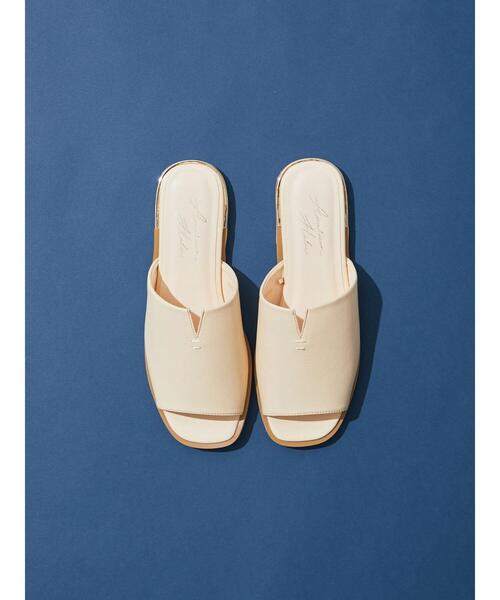 AMERICAN HOLIC（アメリカンホリック）の「フラットサンダル（サンダル・レディース・ブラック/アイボリー・S/M/L）」の9枚目の写真