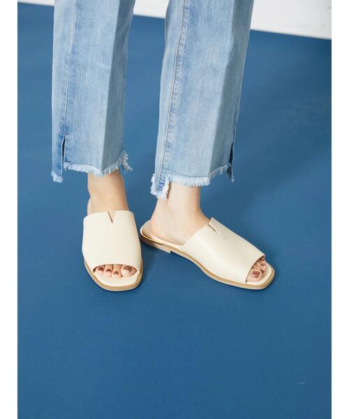 AMERICAN HOLIC（アメリカンホリック）の「フラットサンダル（サンダル・レディース・ブラック/アイボリー・S/M/L）」の16枚目の写真