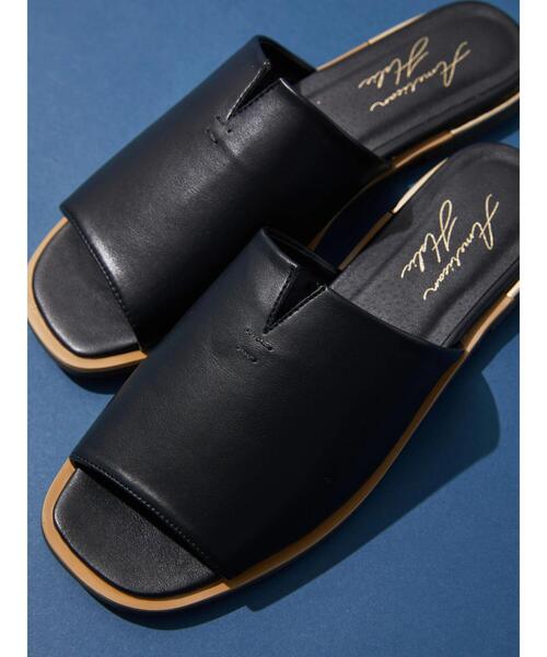 AMERICAN HOLIC（アメリカンホリック）の「フラットサンダル（サンダル・レディース・ブラック/アイボリー・S/M/L）」の2枚目の写真