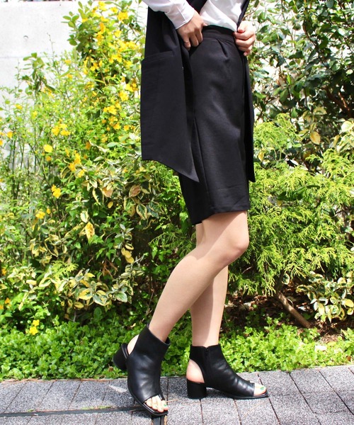 MLI'A（エムリア）の「リネンライクハーフパンツ（その他パンツ・レディース・ブラック/イエロー/アイボリー/ブラウン・FREE）」の13枚目の写真