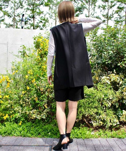 MLI'A（エムリア）の「リネンライクハーフパンツ（その他パンツ・レディース・ブラック/イエロー/アイボリー/ブラウン・FREE）」の16枚目の写真