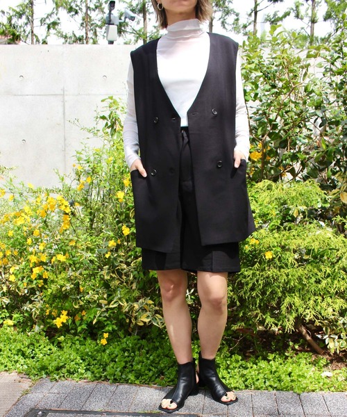 MLI'A（エムリア）の「リネンライクハーフパンツ（その他パンツ・レディース・ブラック/イエロー/アイボリー/ブラウン・FREE）」の17枚目の写真