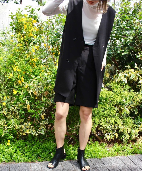 MLI'A（エムリア）の「リネンライクハーフパンツ（その他パンツ・レディース・ブラック/イエロー/アイボリー/ブラウン・FREE）」の18枚目の写真