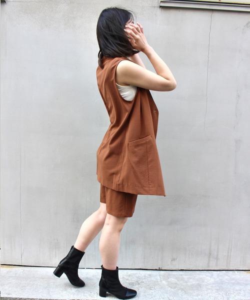 MLI'A（エムリア）の「リネンライクハーフパンツ（その他パンツ・レディース・ブラック/イエロー/アイボリー/ブラウン・FREE）」の20枚目の写真