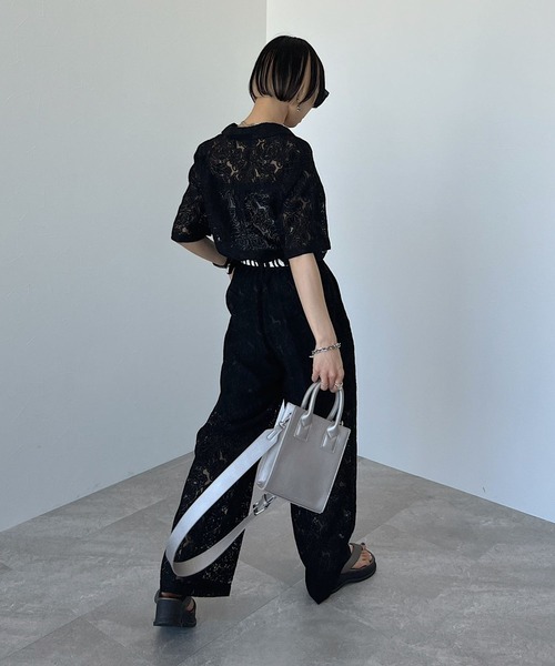 PAGEBOY(ページボーイ)の「CORE / レーススーツアップパンツ(スラックス・レディース・ブラック/カーキ・FREE)」の8枚目の写真