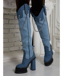 パメオポーズ　ブーツ PAMEO POSE（パメオポーズ）の「BONDAGE BOOTS（ブーツ）」 - WEAR