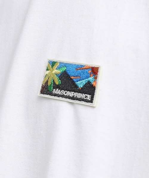 MASONPRINCE(メイソンプリンス)の「【MASONPRINCE】Oversized back print brand logo TEE DT3143(Tシャツ/カットソー・メンズ・ホワイト/ブラック/ベージュ/ネイビー/グリーン・S/M/L)」の6枚目の写真