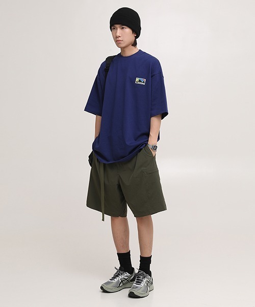 MASONPRINCE(メイソンプリンス)の「【MASONPRINCE】Oversized back print brand logo TEE DT3143(Tシャツ/カットソー・メンズ・ホワイト/ブラック/ベージュ/ネイビー/グリーン・S/M/L)」の13枚目の写真