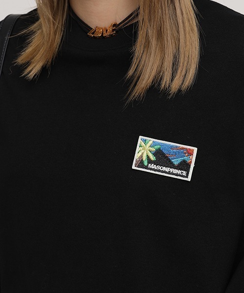 MASONPRINCE(メイソンプリンス)の「【MASONPRINCE】Oversized back print brand logo TEE DT3143(Tシャツ/カットソー・メンズ・ホワイト/ブラック/ベージュ/ネイビー/グリーン・S/M/L)」の14枚目の写真