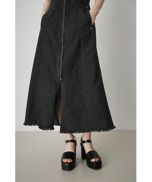 AZUL by moussy(アズールバイマウジー)の「DIAGONAL STRIPES SANDALS/ダイアゴナルストライプサンダル(サンダル・レディース・ブラック/ブラウン・SMALL/MEDIUM/LARGE)」の3枚目の写真