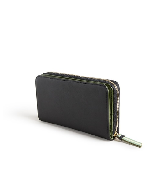 Ted Baker（テッドベーカー）の「DARCIEA レザー ラウンドジップ/長財布(ブラック/キャメル)（財布・レディース・ブラック/キャメル・O/S）」の12枚目の写真