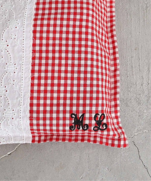 Malle(マル)の「malle ギンガムパッチワーク 刺繍バッグ(トートバッグ・レディース・ブラック/レッド・FREE)」の21枚目の写真