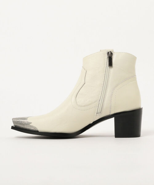 Ray BEAMS(レイビームス)の「Mollini / ショート ブーツ(ブーツ・レディース・ホワイト/ブラック・36/37/38/39)」の10枚目の写真