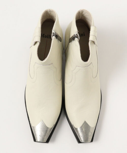 Ray BEAMS(レイビームス)の「Mollini / ショート ブーツ(ブーツ・レディース・ホワイト/ブラック・36/37/38/39)」の12枚目の写真