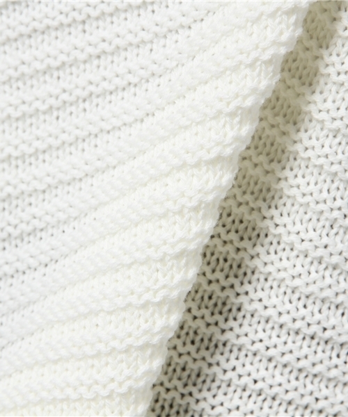 CIAOPANIC（チャオパニック）の「【Ciaopanic】C100ガーター編みKNITP/O（ニット/セーター・レディース・オフホワイト/グレー/ピンク・FREE）」の10枚目の写真