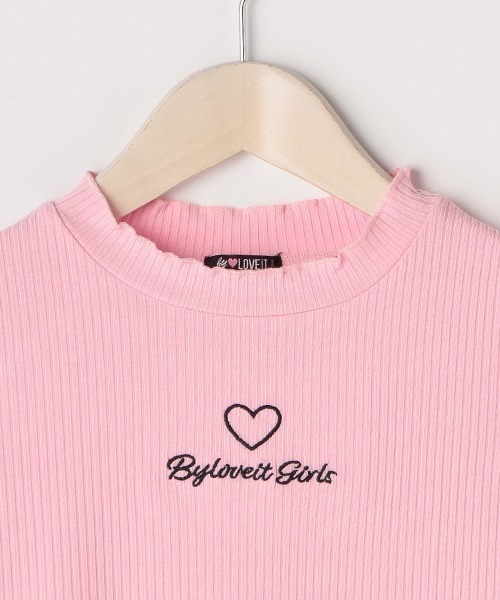 by LOVEiT（バイラビット）の「メロー肩スリット半袖Tシャツ（Tシャツ/カットソー・キッズ・ホワイト/ピンク/イエロー・140cm/130cm/160cm/120cm/150cm）」の4枚目の写真