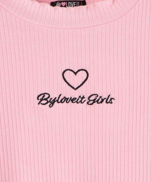 by LOVEiT（バイラビット）の「メロー肩スリット半袖Tシャツ（Tシャツ/カットソー・キッズ・ホワイト/ピンク/イエロー・140cm/130cm/160cm/120cm/150cm）」の9枚目の写真