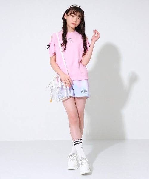 by LOVEiT（バイラビット）の「メロー肩スリット半袖Tシャツ（Tシャツ/カットソー・キッズ・ホワイト/ピンク/イエロー・140cm/130cm/160cm/120cm/150cm）」の17枚目の写真