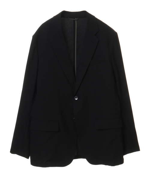 MEN'S MELROSE（メンズメルローズ）の「リフラクスポプリンセットアップジャケット（テーラードジャケット・メンズ・ブラック/モカ・2/4/3）」の2枚目の写真