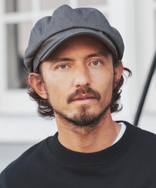 CAMBIO(カンビオ)の「mko10615-Simple Casquette キャスケット(キャスケット・メンズ・グレー/ブラック/キャメル/ベージュ・FREE)」の9枚目の写真