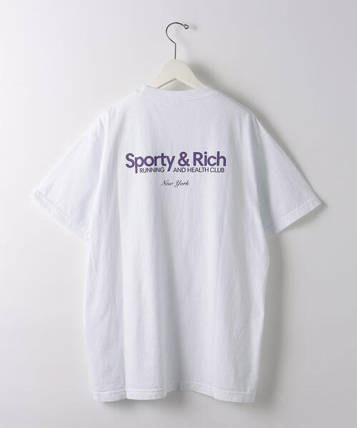 SPORTY&RICH（スポーティアンドリッチ）の「＜Sporty&Rich＞ RUNNING&HEALTH TEE/Tシャツ（Tシャツ/カットソー・メンズ・ホワイト・S/M/L）」の8枚目の写真