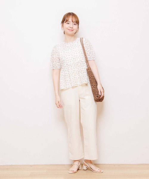 flower(フラワー)の「ビーブルームブラウス(シャツ/ブラウス・レディース・ホワイト/カーキ・FREE)」の11枚目の写真