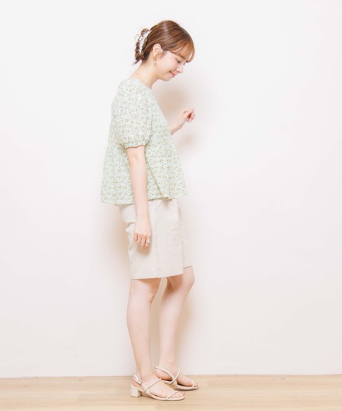 flower(フラワー)の「ビーブルームブラウス(シャツ/ブラウス・レディース・ホワイト/カーキ・FREE)」の13枚目の写真