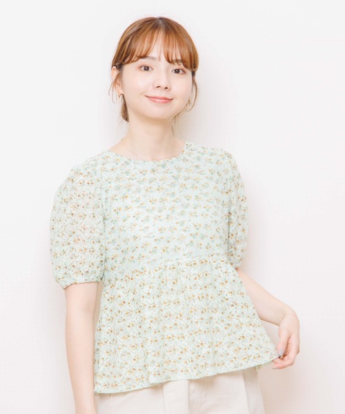 flower(フラワー)の「ビーブルームブラウス(シャツ/ブラウス・レディース・ホワイト/カーキ・FREE)」の16枚目の写真