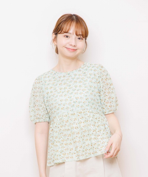 flower(フラワー)の「ビーブルームブラウス(シャツ/ブラウス・レディース・ホワイト/カーキ・FREE)」の17枚目の写真