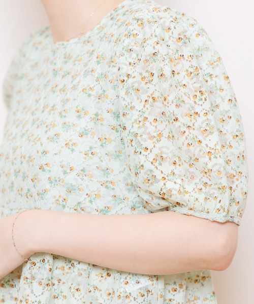 flower(フラワー)の「ビーブルームブラウス(シャツ/ブラウス・レディース・ホワイト/カーキ・FREE)」の19枚目の写真