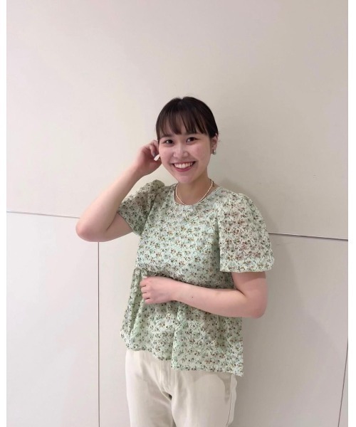 flower(フラワー)の「ビーブルームブラウス(シャツ/ブラウス・レディース・ホワイト/カーキ・FREE)」の20枚目の写真