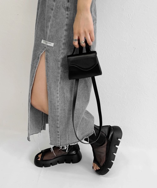 セール Zozotown限定 2way Minimal Square Bag 2wayミニマルスクエアバッグ ハンドバッグ Lveu ラブユ のファッション通販 Zozotown