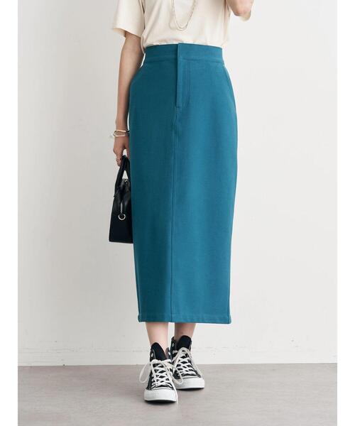 earth music&ecology（アースミュージックアンドエコロジー）の「カラーナロースカート（スカート・レディース・ブラック/パープル/ブルーグリーン/ロイヤルブルー・S/M）」の6枚目の写真