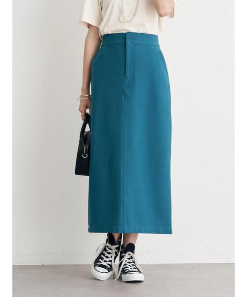 earth music&ecology（アースミュージックアンドエコロジー）の「カラーナロースカート（スカート・レディース・ブラック/パープル/ブルーグリーン/ロイヤルブルー・S/M）」の13枚目の写真