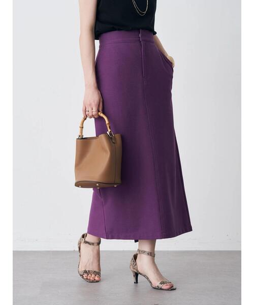 earth music&ecology（アースミュージックアンドエコロジー）の「カラーナロースカート（スカート・レディース・ブラック/パープル/ブルーグリーン/ロイヤルブルー・S/M）」の19枚目の写真