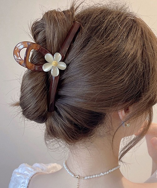 ヘアクリップ どこで買う Alexandre de paris フラワーヘア