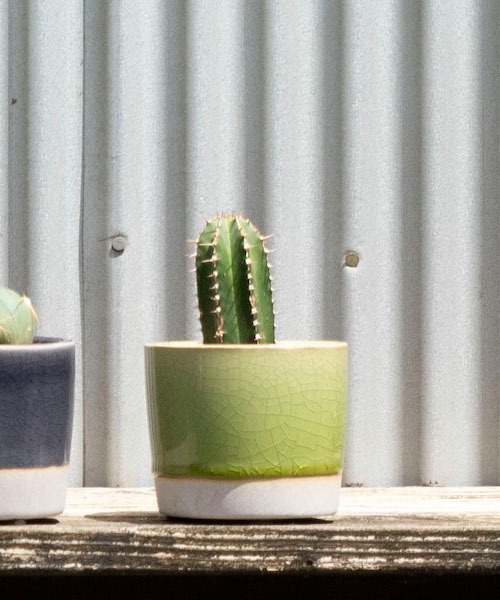 DULTON(ダルトン)の「COLOR GLAZED POT COVER /カラー グレイズド ポット カバー(フラワーベース・メンズ・ライトパープル/ライトグリーン/イエロー/ブラウン/ネイビー/ターコイズブルー/バイオレット/アイボリー/オレンジ/ライム・FREE)」の1枚目の写真