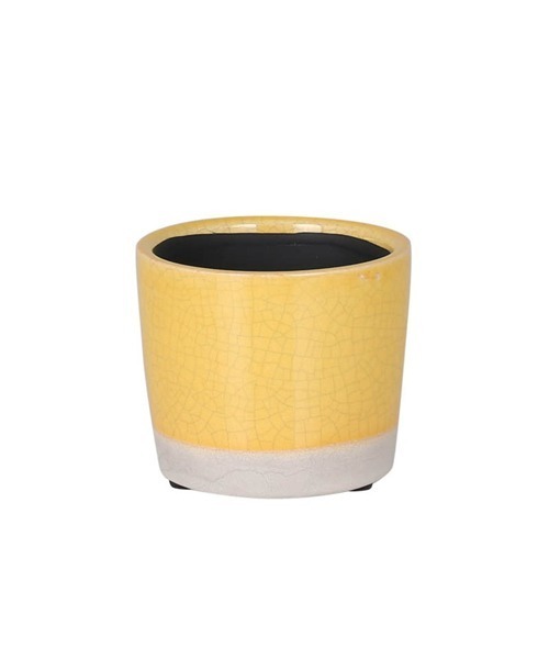 DULTON(ダルトン)の「COLOR GLAZED POT COVER /カラー グレイズド ポット カバー(フラワーベース・メンズ・ライトパープル/ライトグリーン/イエロー/ブラウン/ネイビー/ターコイズブルー/バイオレット/アイボリー/オレンジ/ライム・FREE)」の14枚目の写真